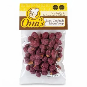 Maní Confitado Frambuesa 70g