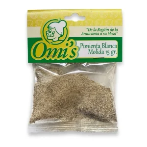 Pimienta Blanca Molida 15g